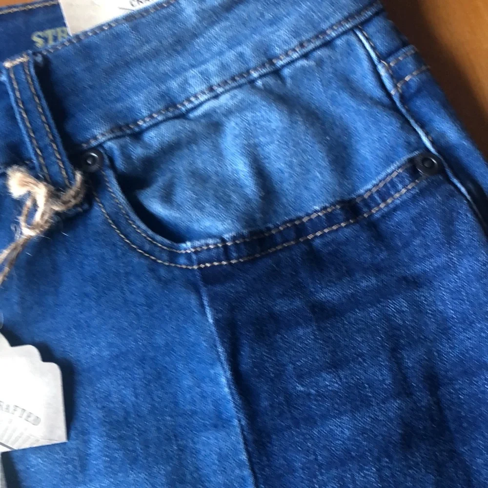 NWT True Craft Original Handcrafted Southern Design Jeans 18 curvy dark blue - Picture 10 of 12